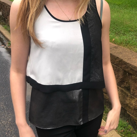 Express Shiny Blouse LIKE NEW XS - Picture 2 of 6